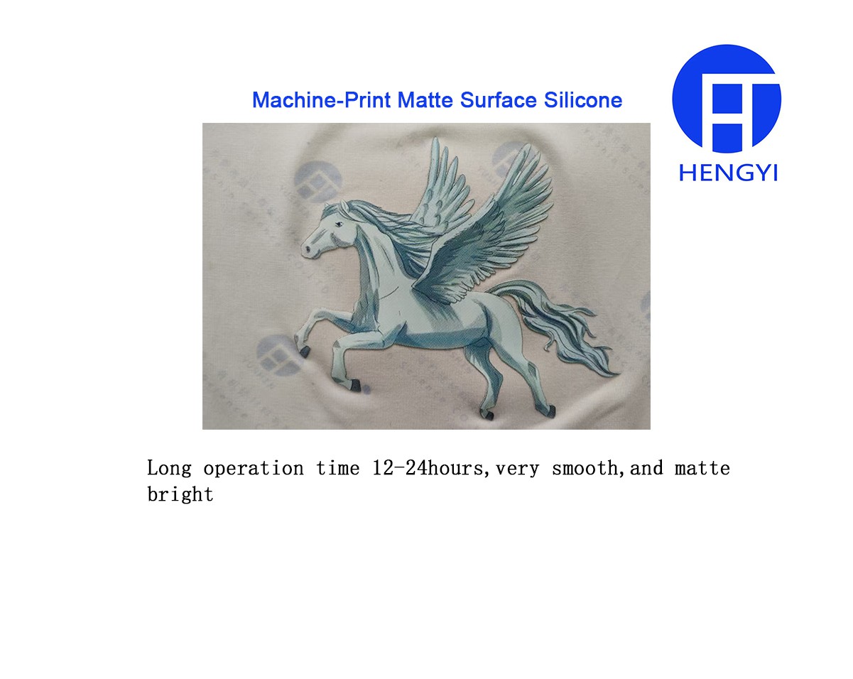 Machine-Print Matte Surface Silicone Machine-Print Matte Surface Silicone