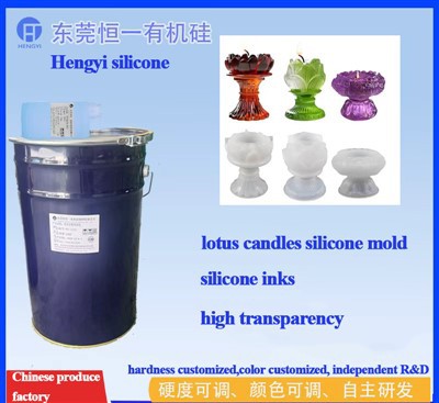 Condensation Mold Silicone Inks Para Kadagiti Kandela ti Lotus